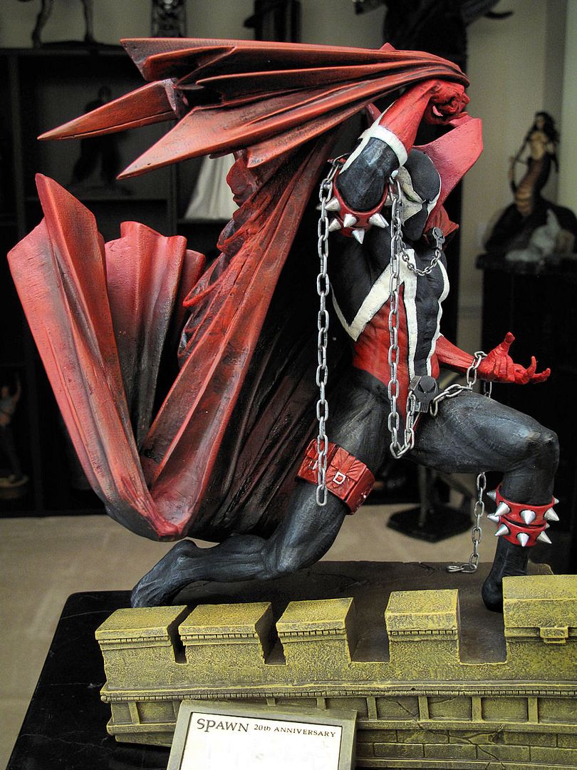 spawn 20th anniversary statue